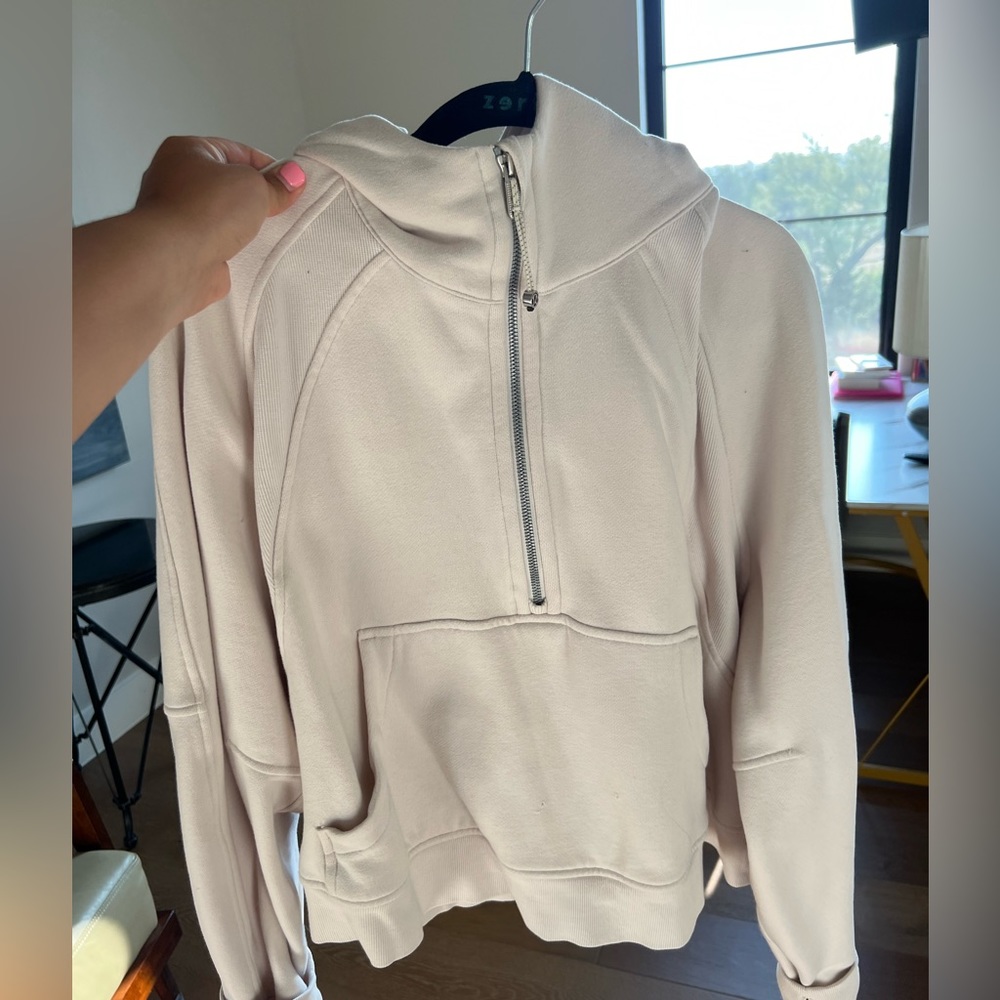 Lulu Scuba Jacket half zip w hood